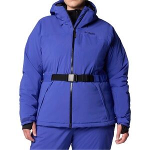 Columbia Cirque Bowl Insulated Snow Ski Jacket - Women Size 1X Royal Blue New